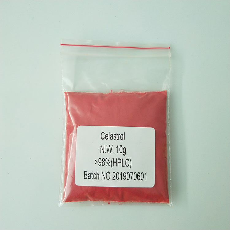 Supply High Quality Thunder God Vine Extract Celastrol 98% Tripterine Cas 34157-83-0 